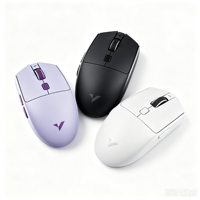 Ratón Inalámbrico para Juegos VXE V3 Pro 49g Ultraligero, PAW3395-SE, 4 Modos, Star-Link, Revestimiento Nano Ice-Feel, para Manos Pequeñas