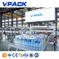 Système de mise en sac semi-automatique manuel pour bouteilles vides, ensacheuse de bouteilles vides en PP, PE, PET, HDPE, film plastique, machine d'emballage pour bouteilles vides
