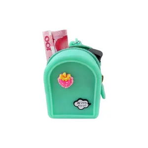 High Quality Ladies Small Silicone Wallet Key Holder Mini Bag Coin Purse Clutch Handbag