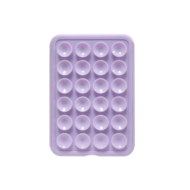 24-Piece Silicone Suction Cup Multi-Functional Thick Mobile Phone Stand Portable Single Side Phone Holder Adhesive Back for Live