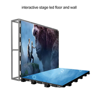 Paquete de Pantalla LED Interactiva para Pista de Baile Todo en Uno, Sistema de Control Novastar, Resolución 8K, Impermeable para una Experiencia Inmersiva