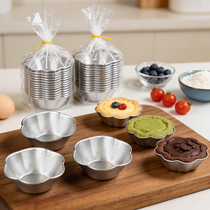 Molde para Hornear Mini Pasteles y Muffins, Hexagonal, Antiadherente, Ecológico, Reutilizable, de Aleación de Aluminio de Grado Alimenticio, Venta al Por Mayor - Product Image 1