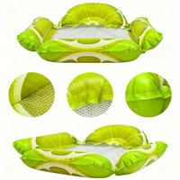 Opblaasbare zwemband hangmat met fruitvorm, van mesh, voor volwassenen, voor zomerfeestjes