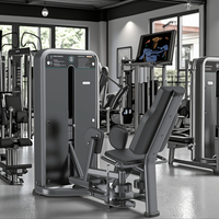 CX-8018 peralatan Gym komersial dapat disesuaikan mesin pres kaki & pelatih paha bagian dalam dengan fitur latihan