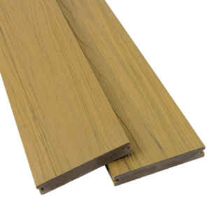 Sàn tổng hợp WPC chịu thời tiết có gỗ sồi và gỗ tếch với kết thúc chải - Product Image 6