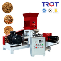 Extrudeuse d'aliments aquatiques électrique automatique à haute capacité, type sec, flottante et coulante, pour poissons, crevettes et tilapias, prix usine, tendance 2026