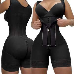 Vêtement de compression sans couture Columbia en gros, body sculptant avec élasthanne/nylon, contrôle du ventre, séchage rapide et tissu tricoté - Product Image 6