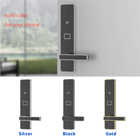 Cerradura de puerta de tarjeta de hotel con control de acceso Rfid de llave electrónica con sistema de software de gestión de hotel gratuito cerradura de puerta inteligente