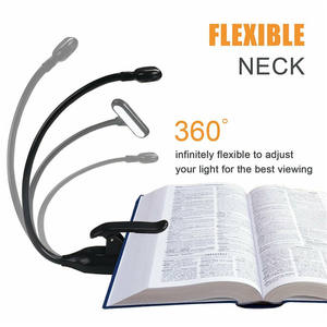 Lampe de lecture flexible à 9 LED rechargeable par USB pour liseuse <span class=keywords><strong>Kindle</strong></span> - Product Image 5