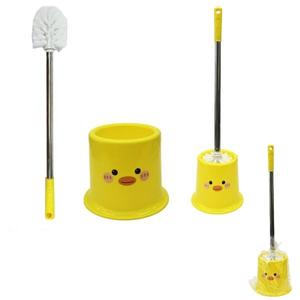 Porte-brosse de toilette mural, design mignon de canard, brosse en silicone écologique, organisateur de salle de bain pour la maison et l'hôtel, maintient la brosse de toilette - Product Image 4