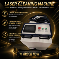 Machine de nettoyage laser portable SUDA SD2000C avec source laser et refroidisseur d'eau