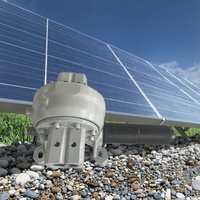 Moteur d'orientation planétaire Sun Tracker avec roulement d'orientation, conception verticale VE6 VE7, rapport de réduction 61:1, précision 0.2, IP65, garantie 5 ans