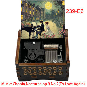 Nocturne de <span class=keywords><strong>Chopin</strong></span> Op. Número 9 Caja Musical de Cuerda de 18 Notas con Mecanismo Mecánico, Regalo Especial para Amigos en Cumpleaños - Product Image 5