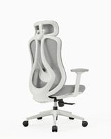 Chaise en maille moderne et élégante avec coussin ergonomique en éponge, dossier inclinable et design pivotant pour la maison, le bureau, l'atelier et l'usage professionnel