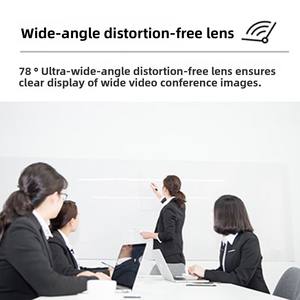 Camera hội nghị truyền hình SX-10 4K tích hợp trí tuệ nhân tạo - Webcam HD với Mic & Loa Điều khiển từ xa cho Windows/TV - Product Image 4