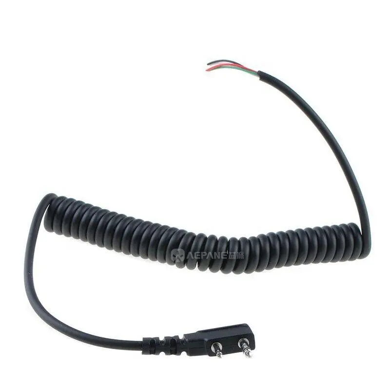 Walkie Talkie Phụ Kiện 4 dây 2 pin cắm loa mic cable đối với Baofeng UV5R/Kenwood tk370/linton yty uvk5