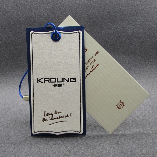 Vintage Suit hang Tag New Designer Tags