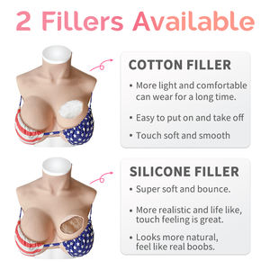 Chaleco <span class=keywords><strong>de</strong></span> silicona para maquillaje con copas grandes y senos falsos para transgénero, drag queen, travesti, disfraces <span class=keywords><strong>de</strong></span> pechos enormes - Product Image 5