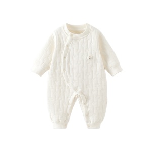 Mono de bebé cálido de algodón grueso sin costuras para otoño e <span class=keywords><strong>invierno</strong></span>, <span class=keywords><strong>ropa</strong></span> al por mayor para gatear de niños y niñas - Product Image 1