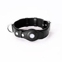 Collar Inteligente Para Perro Con Airtag Y GPS, Ajustable, Disponible Para Venta Al Por Mayor, Diseño Personalizado De Lujo En Cuero Reciclado Para Paseo De Mascotas