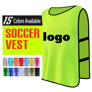 Chalecos de Fútbol Transpirables Estampados de Poliéster 100% Baratos para Entrenamiento - Product Image 6