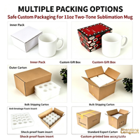 Lot de tasses à sublimation de 11 oz, tasses personnalisées vierges pour souvenirs de mariage, cadeaux en gros