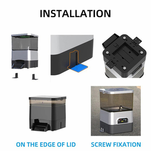 Hot bán thông minh tự động Koi Wifi điều khiển AO tôm trung chuyển ev810sw năng lượng mặt trời cá máy cho ăn 4L 10L 20L Làm bằng nhựa - Product Image 5