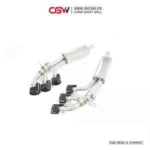 CGW Escape Silencioso Tubulação de Som Ativa Para Mercedes Benz AMG 6 G500 2021 Com Preto Dicas - Product Image 4