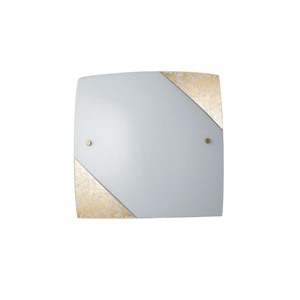 PLAFONIERA PARIS GOLD 30X30CM - 2XE27 MAX 60W - Product Image 1