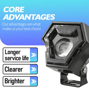 Focos Hexagonales para Motocicleta, Faros Delanteros de Doble Color RGB, Luces Antiniebla IP67 Impermeables para Autos y Camiones, Modelo MO-237 - Product Image 6