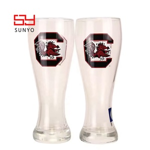 Offre Spéciale En Gros Pas Cher Personnalisé Logo Impression Machine Fait Stocké Grande Bière 20OZ Pilsner Verre Bière Tasse - Product Image 1
