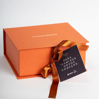 Emballage de parfum personnalisé de haute qualité, boîte magnétique avec gaufrage, doublure en éponge, boîte cadeau moderne de luxe recyclable pour bougies parfumées