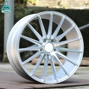 Silver 18 inch 5 holes pcd 5*100 5*112 5*114.3 alloy wheel rims ready to ship with competitive price