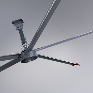 Moteur PMSM IE5, ventilateurs électriques HVLS de 24 pieds (7,3 m), grands ventilateurs de plafond industriels pour l'agriculture laitière, les entrepôts - Product Image 1