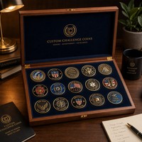 Pièce de monnaie commémorative ronde en métal personnalisée, gravée et imprimée en typographie, avec logo, pour souvenir d'entreprise ou cadeau
