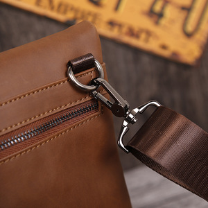 Plein air Télécharger Durable Personnalisé Pu Cuir Sport Côté Poitrine Sling Bandoulière Bagages Voyage Épaule <span class=keywords><strong>Messenger</strong></span> Sac pour Hommes Femmes - Product Image 5