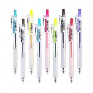 Wholesale Promotion Custom Logo Printed ABS Plastic Ball Point <b>Pen</b> 0.5 0.7 mm Yellow Orange Body All Printing Novelty Design - Product Image 2