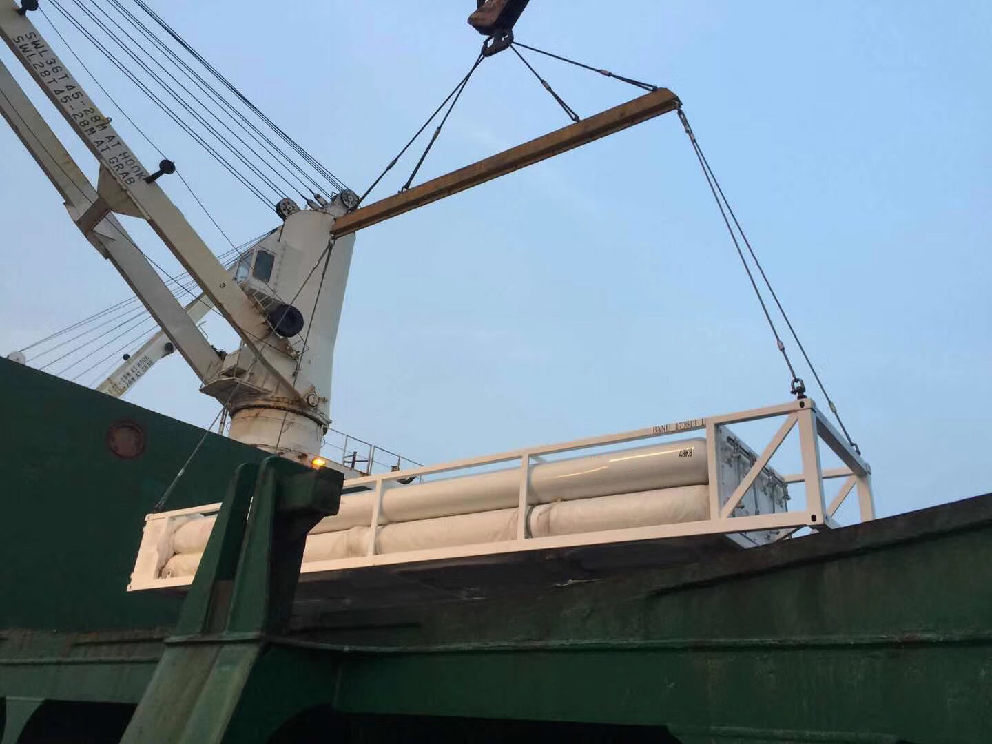 压缩天然气氦气氢气 h2 cng 管拖车