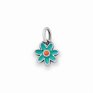 Abalorios de esmalte vintage, con diseños de girasol, campanilla de viento, helado, insecto, animal y noria, para pulseras y collares DIY, unisex - Product Image 4