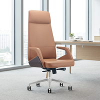Chaises de bureau de direction en cuir de luxe ergonomiques, design moderne, hauteur réglable, mobilier de bureau commercial