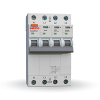 Dispositif de détection de défaut d'arc Onesto 3P + N 63A 40A 32A AFDD Disjoncteur Interruption Protection contre les courts-circuits de surcharge 6KA MCB