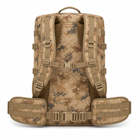Sac à dos tactique personnalisé pour la chasse en plein air, système MOLLE, multi-compartiments, compartiment pour ordinateur portable, hydratation, durable, camping, voyage
