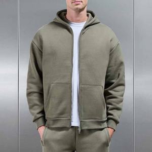 Sudadera con Capucha para Hombre, Diseño Nuevo, Bolsillos, Cremallera Extra Grande, Logotipo Personalizado de Alta Calidad, Ropa Urbana - Product Image 4