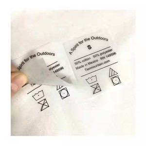 Etiqueta privada Ropa personalizada Sin etiqueta Etiqueta de vinilo de transferencia de calor de goma de silicona con logotipo de letra de marca en relieve 3D - Product Image 1