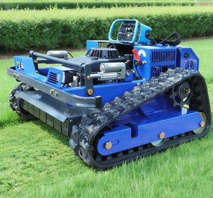 All Terrain <b>Remote</b> <b>Control</b> Lawn Mower Intelligent Industrial Track Lawn Mower Zero Rotation Mini <b>Robotic</b> Petrol Powered - Product Image 5