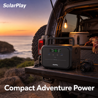 Solarplay Wholesales Q300 Batterie LiFePO4 Stations d'alimentation portables 288Wh Mini générateur solaire pour le camping et les voyages en plein air
