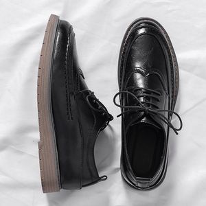Zapatos Oxford de Vestir de Cuero Genuino Casual de Alta Calidad para Hombre, Zapatos Formales de Oficina Cómodos y Suaves, Nuevo Estilo de Moda - Product Image 2