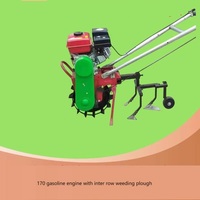 Moteur à essence à poussée manuelle une rangée de semoir de précision pour maïs/soja mini cultivateur multifonction inter-rangs