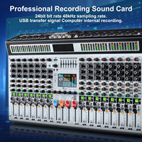 Console de mixage audio professionnelle TX-16 à 16 canaux, contrôleur DJ USB, mixeur audio pour guitare en métal