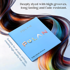 Nuancier professionnel POLAN 94 teintes, <span class=keywords><strong>gamme</strong></span> complète de couleurs, échantillons de <span class=keywords><strong>cheveux</strong></span> de haute qualité avec qualité supérieure - Product Image 2